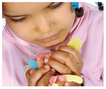 Des colorants interdits dans les bonbons…