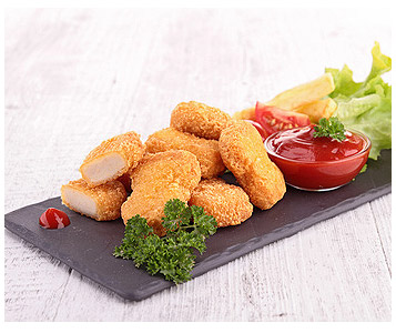 Des nuggets faits de sang et d'os