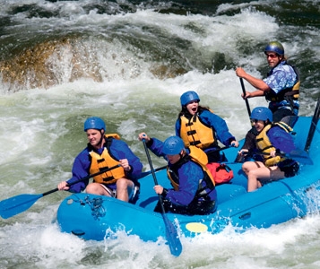 Le rafting, affaire de pros