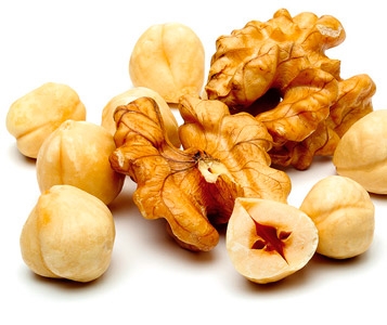 Noix et noisettes: bons pour le cholestérol
