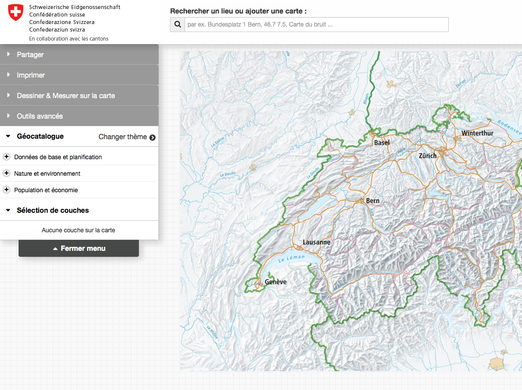 Des cartes interactives sur presque tous les sujets