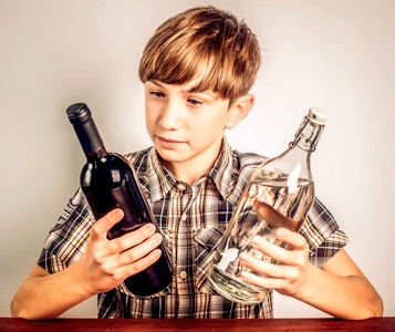 Pas de coup de rouge pour les enfants