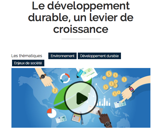 Cours en ligne sur le développement durable
