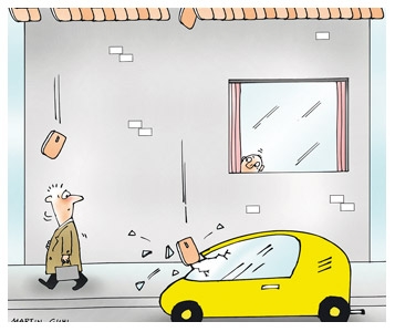 Une grosse tuile!
