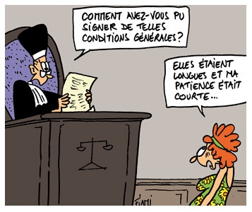 Stop aux conditions générales abusives!