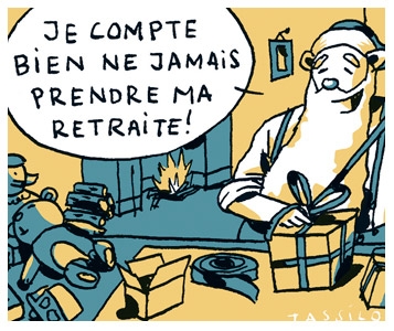 Le Père Noël cotise au 2e pilier