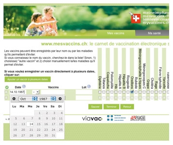Le carnet de vaccination en ligne