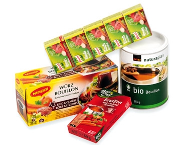 Un bouillon d’additifs alimentaires 
