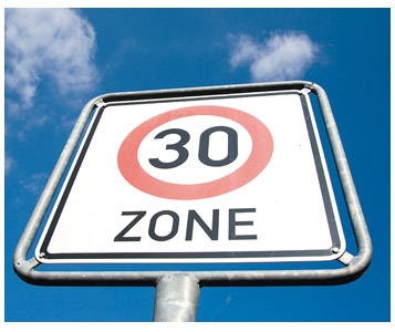 Zone 30 km/h et piétons