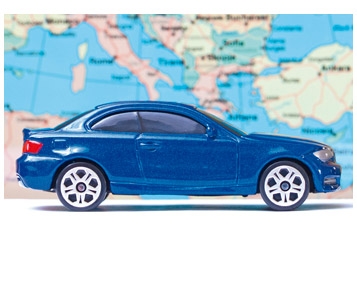 Pas de voiture luxueuse de location en Italie!
