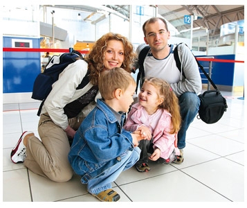 Passagers en herbe à la caisse