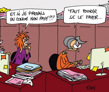 Et si je prenais un congé non payé?