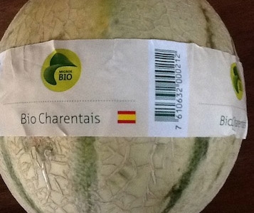 Un melon charentais aux couleurs... d’Espagne