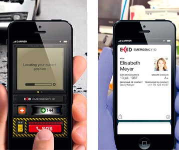 Carte de donneur sur Smartphone
