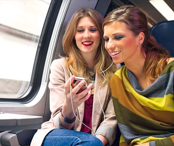 Du réseau dans les trains