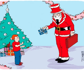 9 comptes d'épargne cadeau: un compte cadeau sous le sapin 