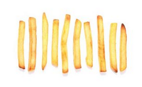 Des frites peu croquantes et sans saveur