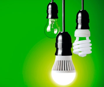 Ampoule LED sous les projecteurs