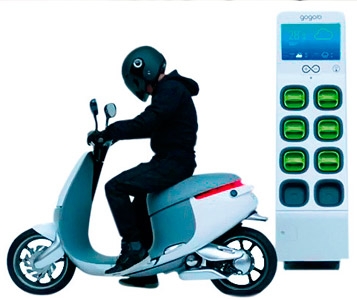 Un scooter électrique connecté