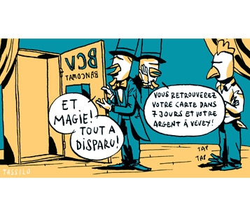 Bancomat vorace et hermétique