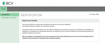 Alerte à la fraude bancaire
