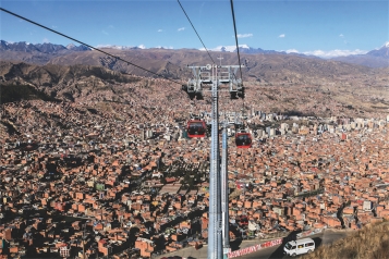 Les télécabines suisses à La Paz