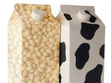 Boissons végétales contre lait de vache