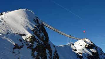 Pour le même paysage, le piéton paie plus que le skieur