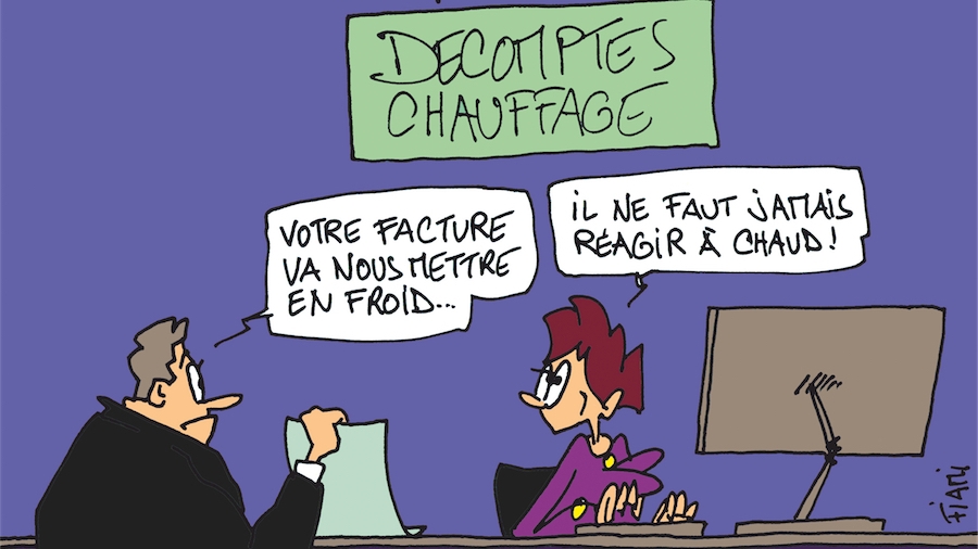 Décompte de chauffage brûlant!