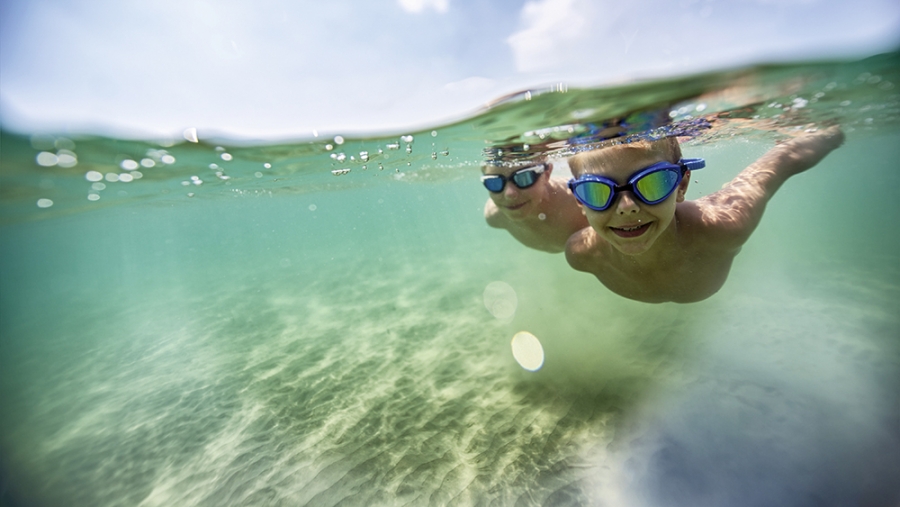 7 paires de lunettes de plongée: brasse en eaux troubles