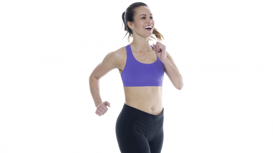 Courir avec le sourire